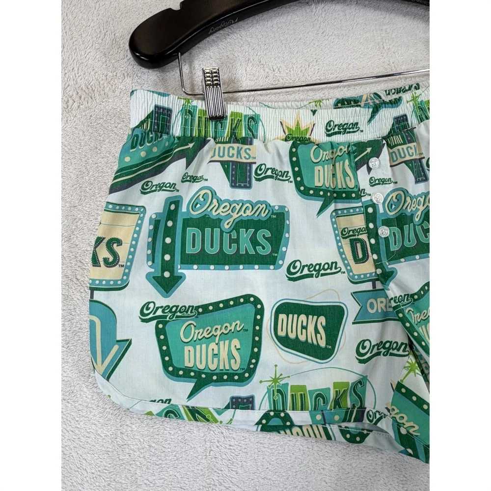 Concepts Sport Oregon Ducks Sleep Shorts Mens Large Green Retro Neon Sign Boxer